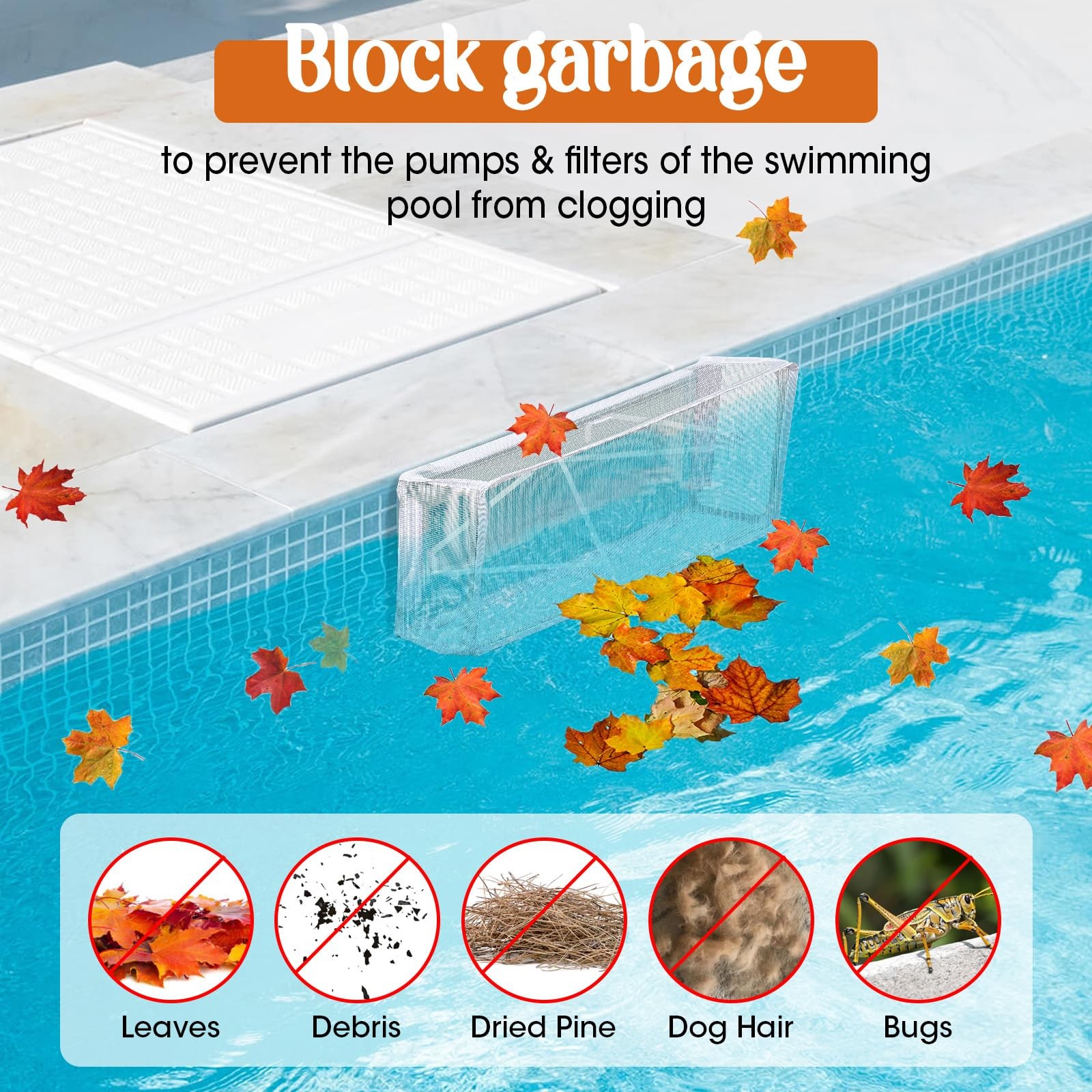 Pool Skimmer Screen Guard for Above-Ground/In-Ground Pools