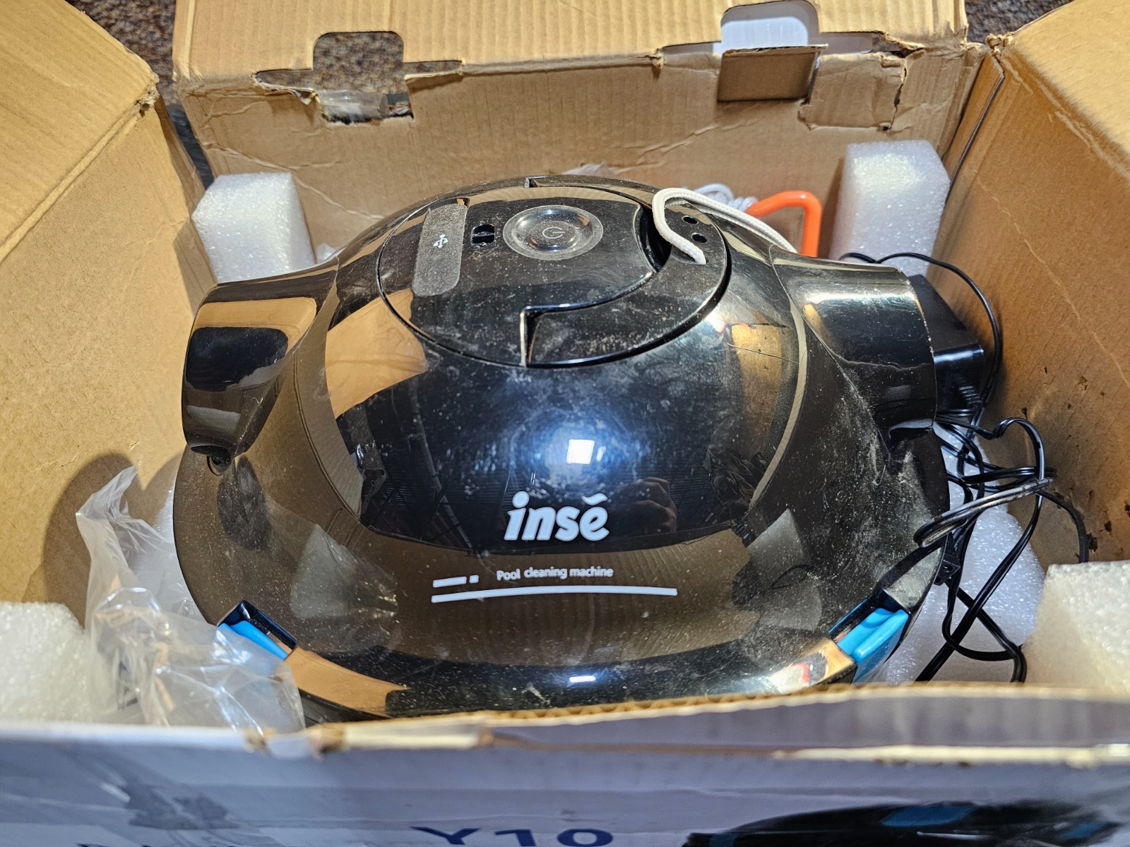 INSE Y10 Cordless Robotic Automatic Pool Vacuum for for Above/In-Ground Pool