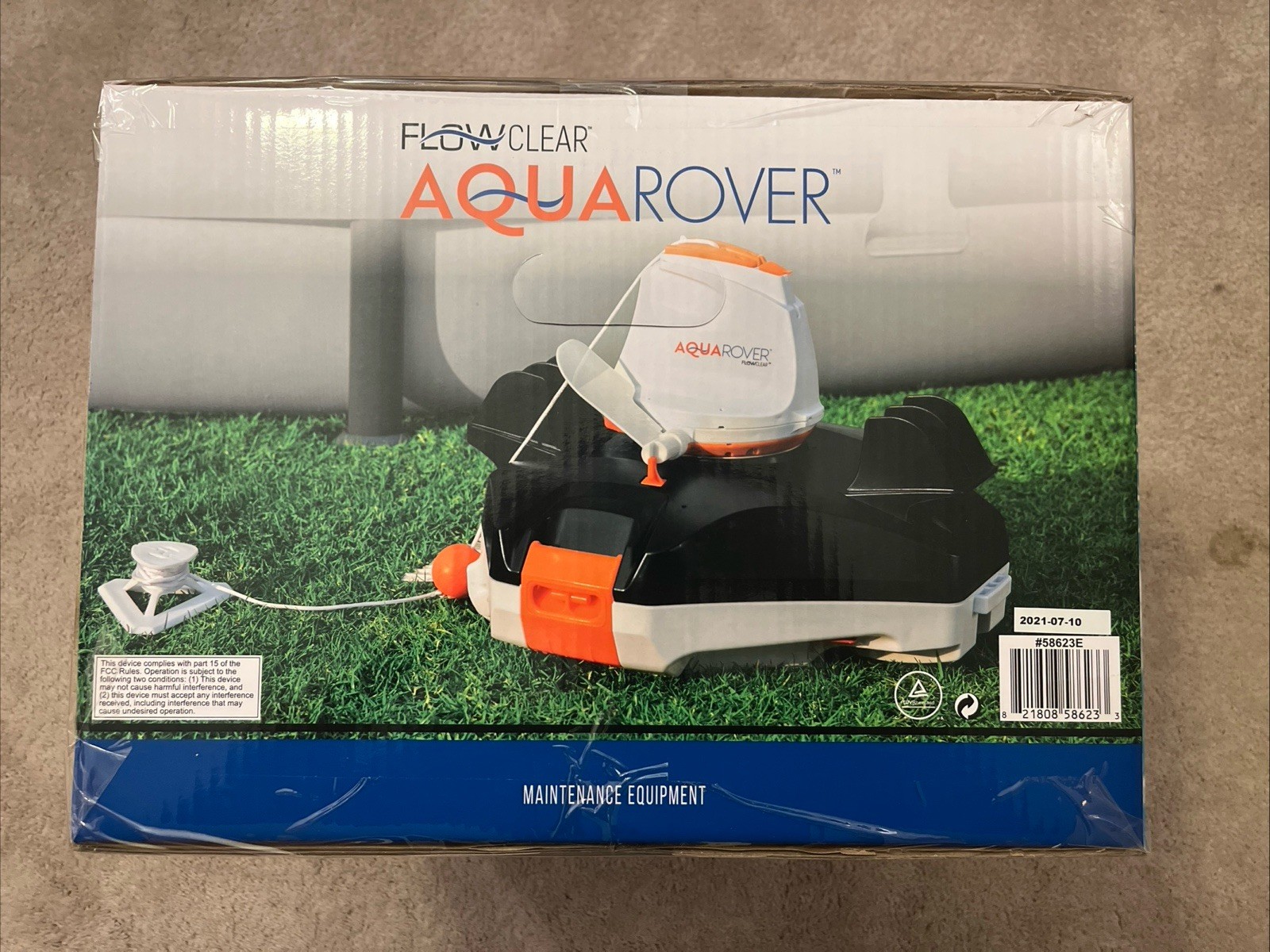 Bestway Flowclear AquaRover Autonomous Robotic Pool Cleaner – Black BRAND NEW