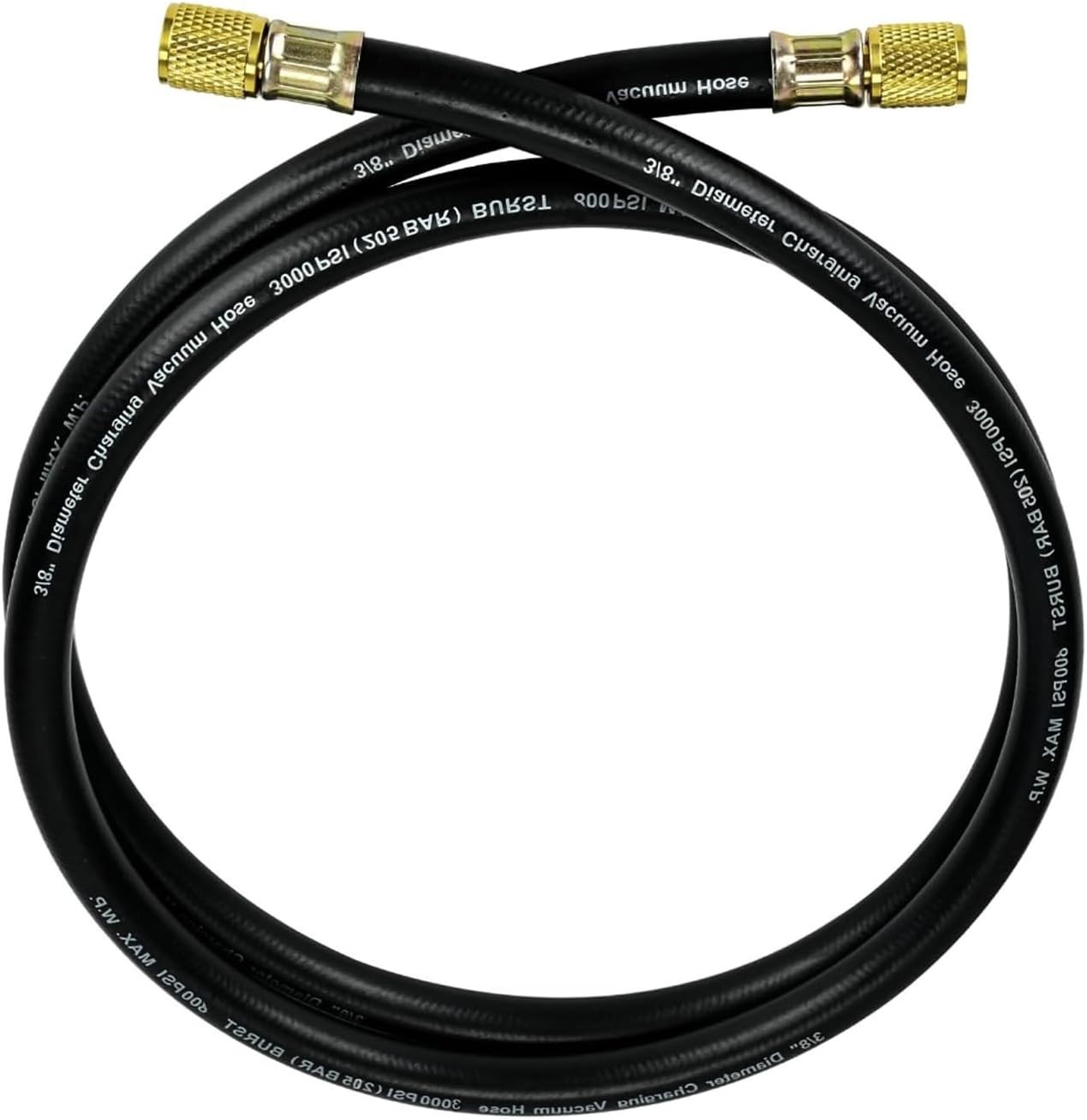 Upgrade 8FT 15696 3/8&Prime; HAVC Heavy Duty Charging Vacuum 8Ft hvac vacuum hose