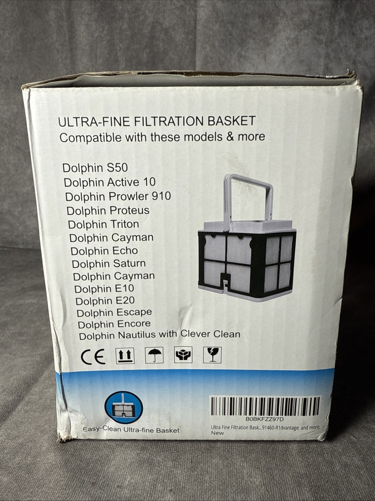 Ulticor Ultra Fine Filter Basket Compatible with Dolphin Robotic Pool White