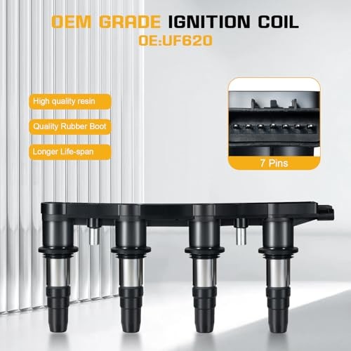 Ignition Coil Pack Replacement for L4 1.6 1.8 Chevy Cruze Aveo 5 Aveo5 Sonic