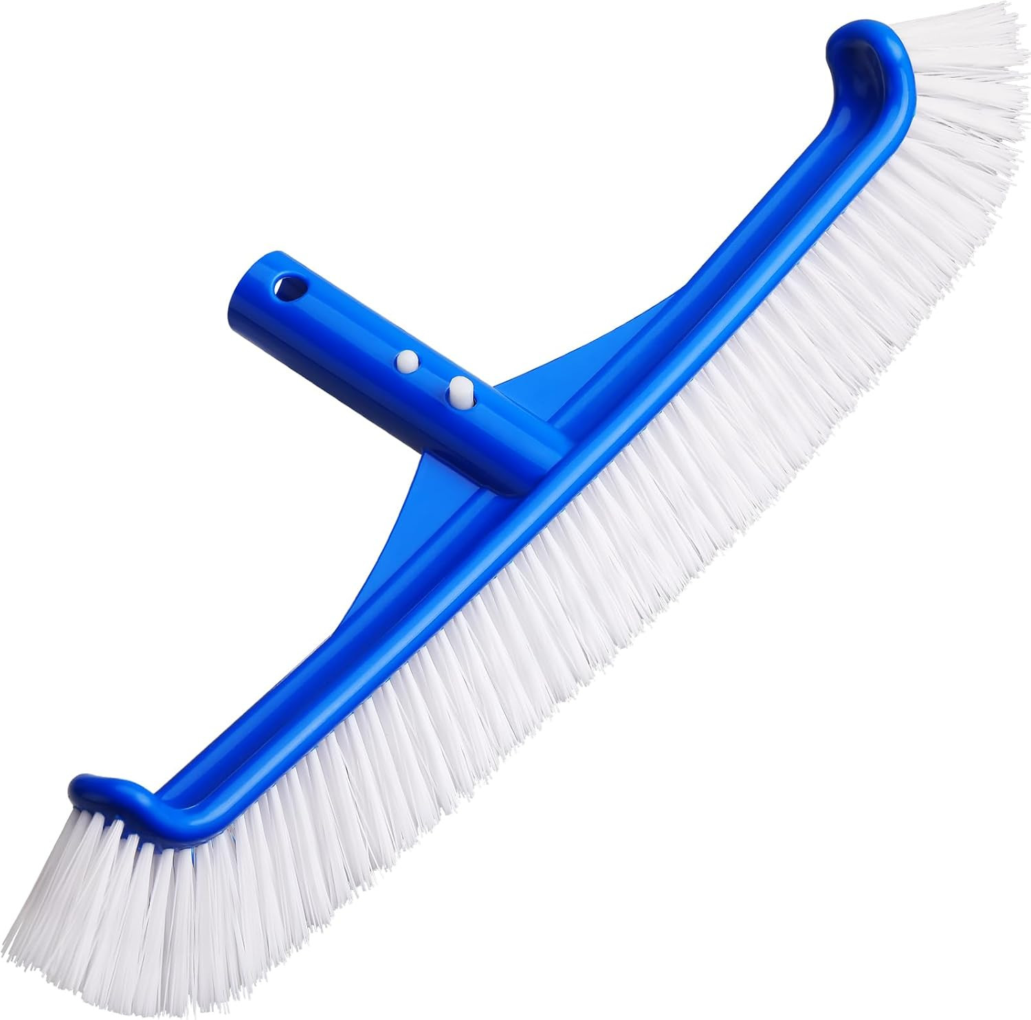 Pool Brush – 17&Prime; Pool Brush Head for Cleaning Pool Walls, Curved Ends High-Effic