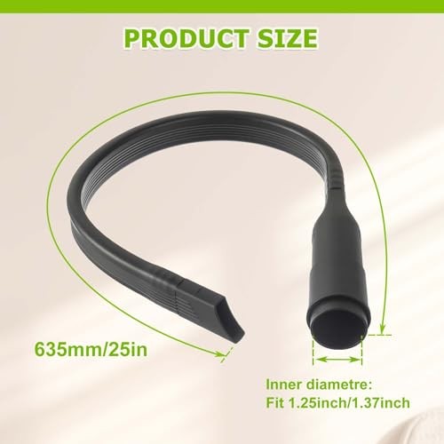 25 inch Flexible Vacuum Crevice Attachment Tool Crevice Brush Tool Kit for