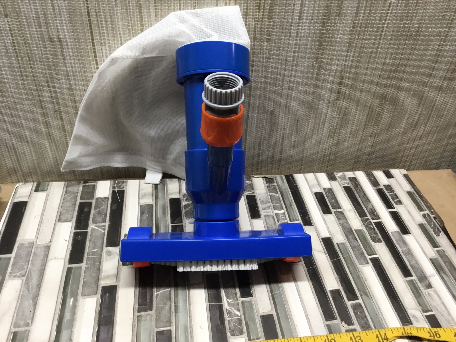Pool Vacuum Head w/ Brush Bag Cleaning Kit Filter Swimming (2 Vacuum Heads)