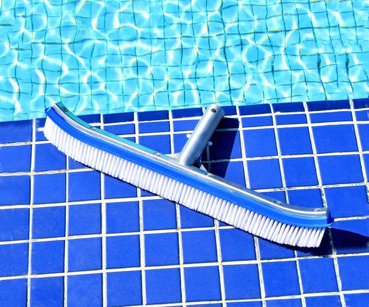 Pool Maintenance Cleaning Kit Skimmer Net Leaf Rake & 18&Prime; Brush Head Cleaner US