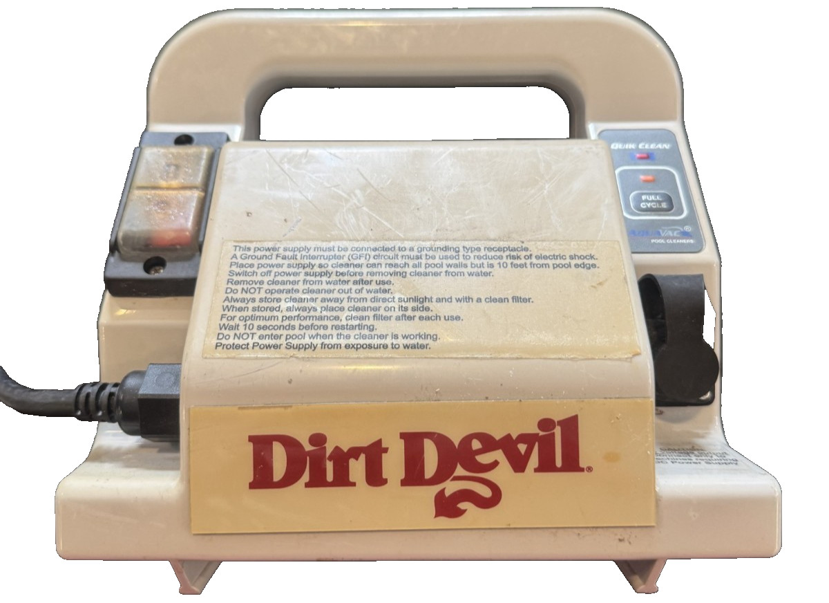 Aqua Vac Dirt Devil robotic pool cleaner power supply #36000QC