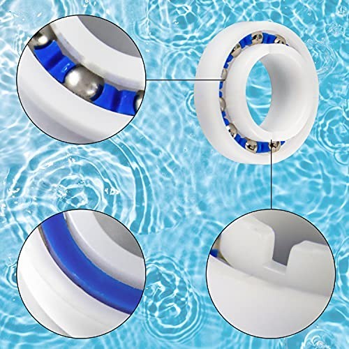 10 Pack Ball Bearing Replacement for Polaris Pool Cleaner Wheels – Smooth Rotati