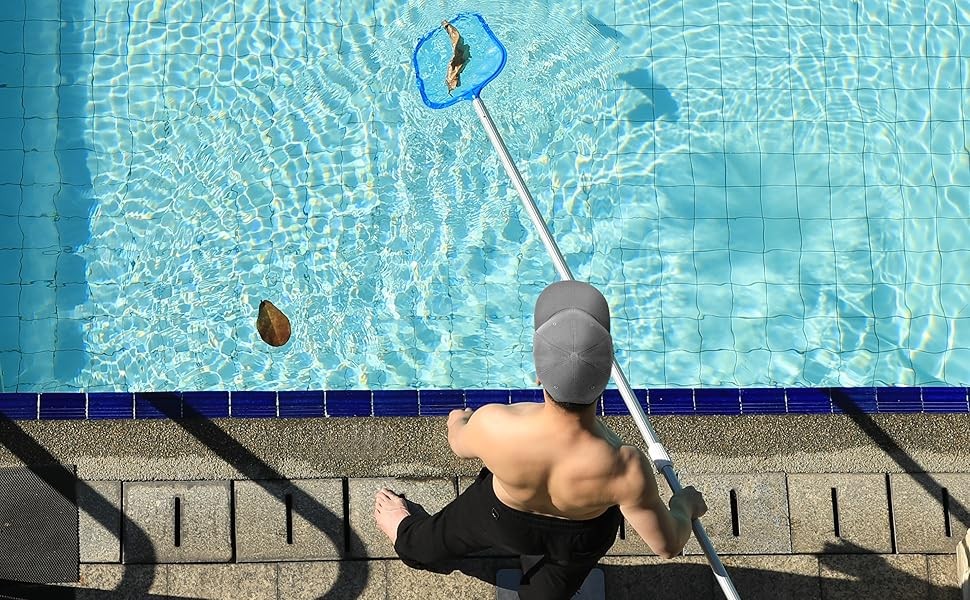 Pool Skimmer – Pool Skimmer Net without Pole, Swimming Pool Leaf Skimmer Net
