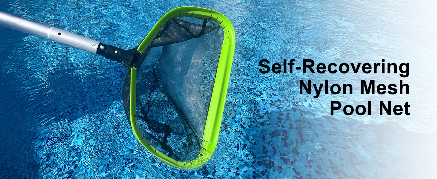 Pool Net, Professional Swimming Pool Leaf Skimmer Nets for Cleaning with