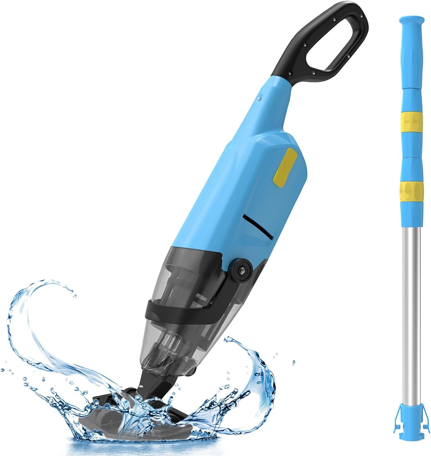 Handheld Pool Vacuum for Above Ground Pool, Cordless Rechargeable Pool Cleaner