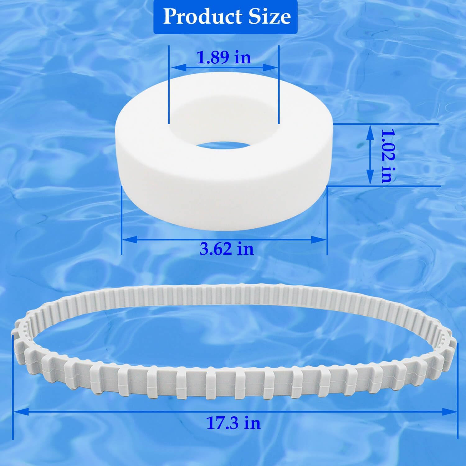 Pool Cleaner Climbing Rings 6101611-R4 and Timing Track 9985006-R2 Compatible