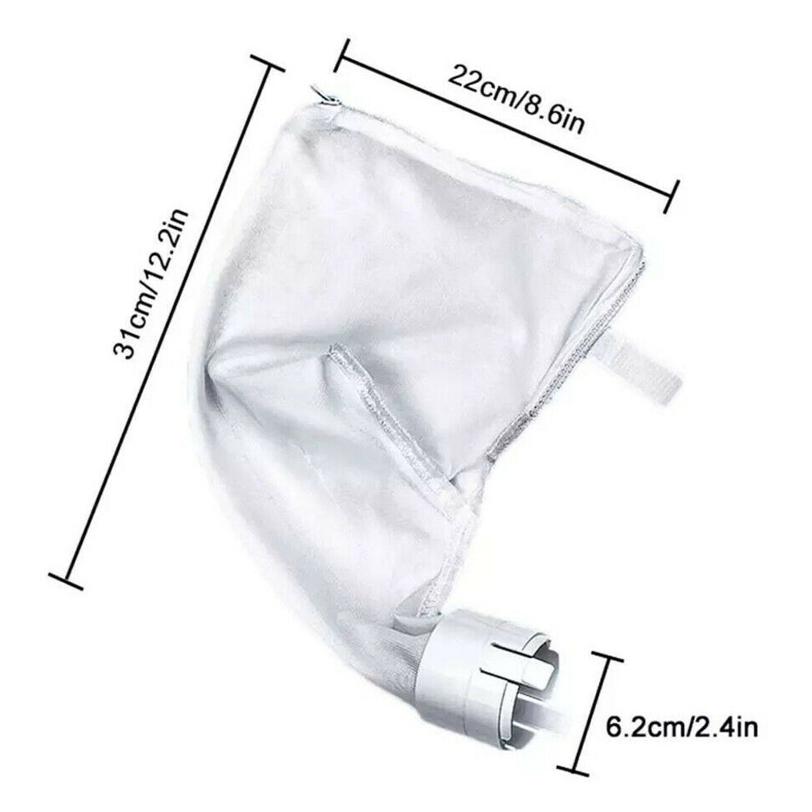 2 Pack Polaris 360 Replacement For 360 380 Pool Cleaner Zipper Bag All Purpose