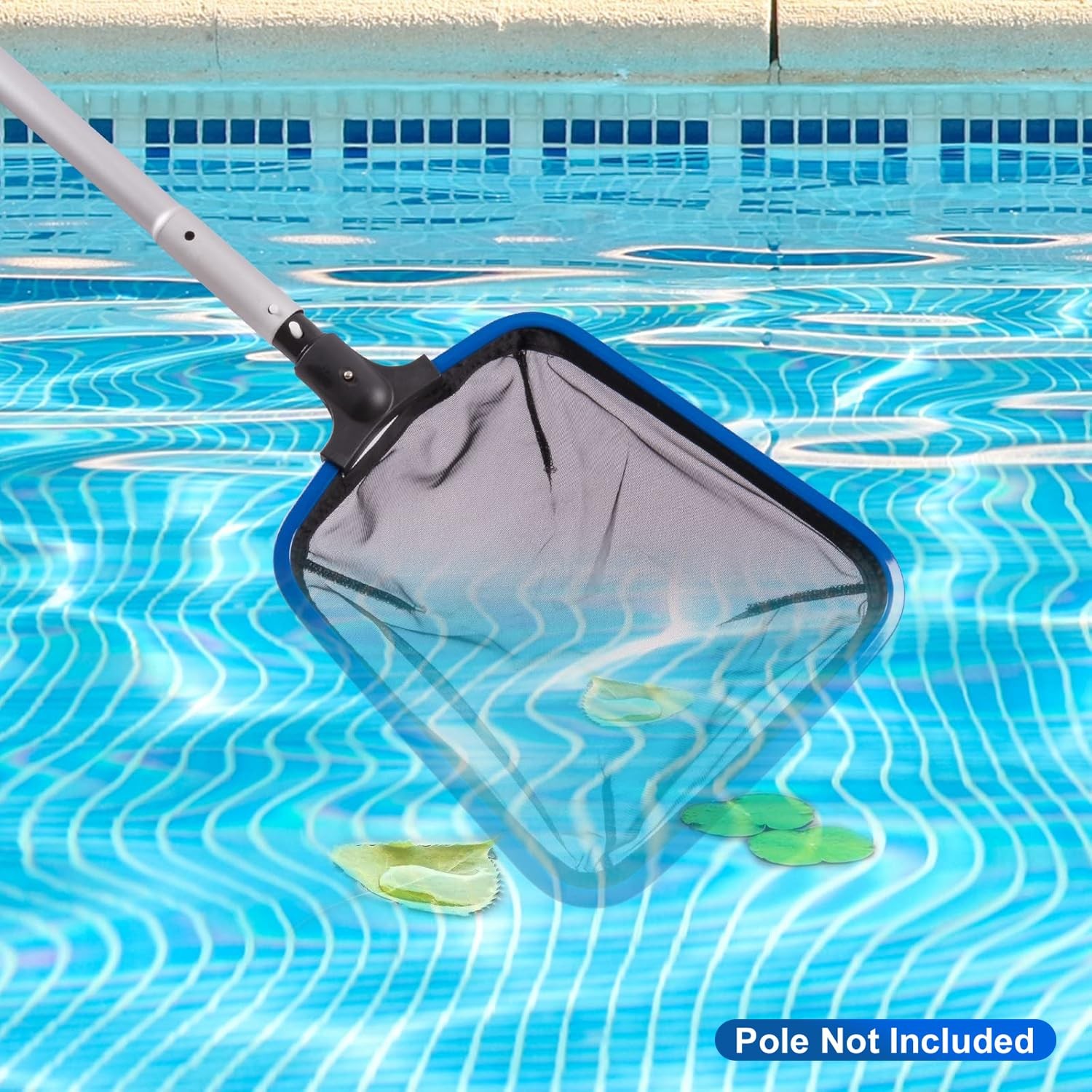 Ultra Fine Mesh Pool Skimmer Net for Efficient Debris Removal, Aluminum Frame