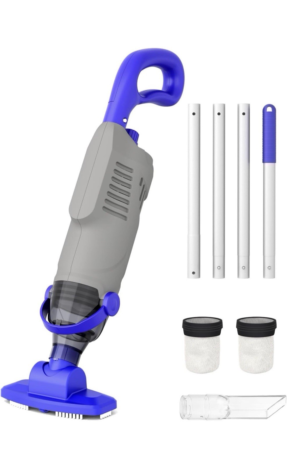 (2026 Upgrade) Little Shark Cordless Pool Vacuum, 60W Motor, 18 GPM Strong…
