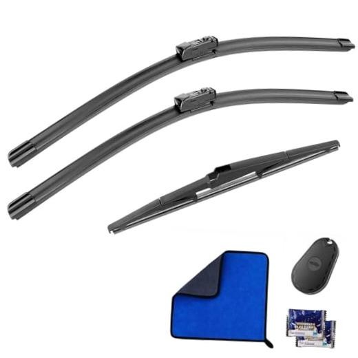 24&Prime; 18&Prime; 14&Prime; Wiper Blades Set for Mazda CX5 2017-2025/ CX9 2017-2023, Exact OEM