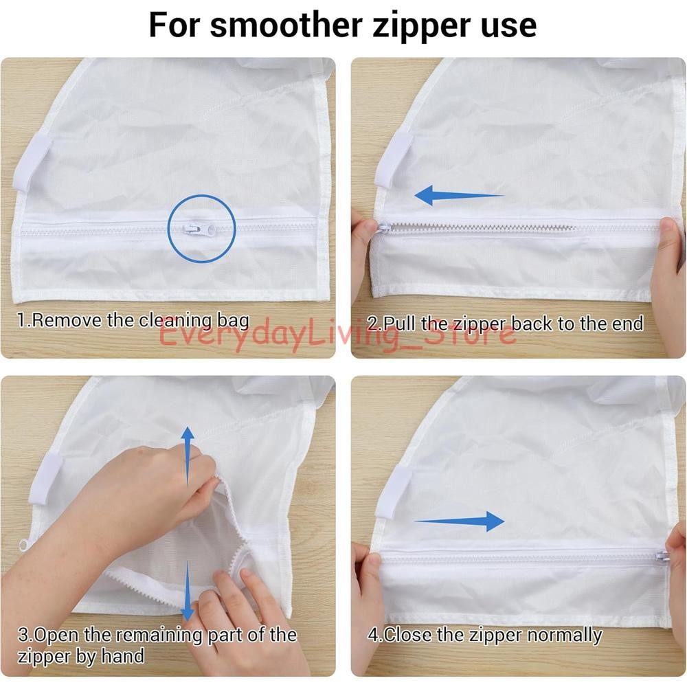 4Pack Polaris 280 Replacement For 280 480 Pool Cleaner Zipper Bag K13 K16