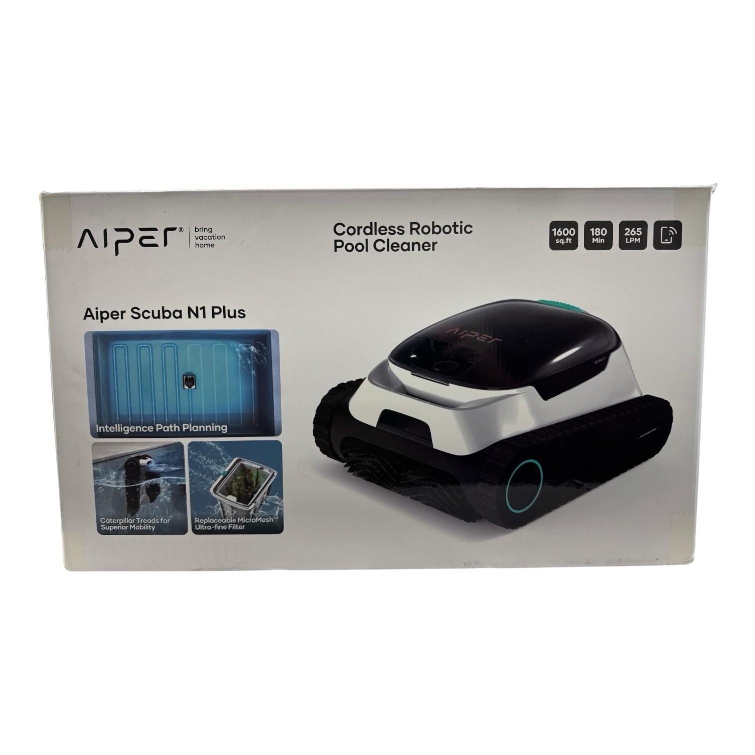 Aiper Scuba N1 Plus Robotic Pool Vacuum Cleaner for In/Above Ground Pools Used