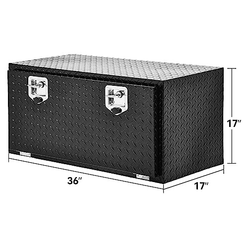 36&Prime; Underbody Tool Boxes – Heavy Duty – Black – 36&Prime;L x 17&Prime;W x 17&Prime;H