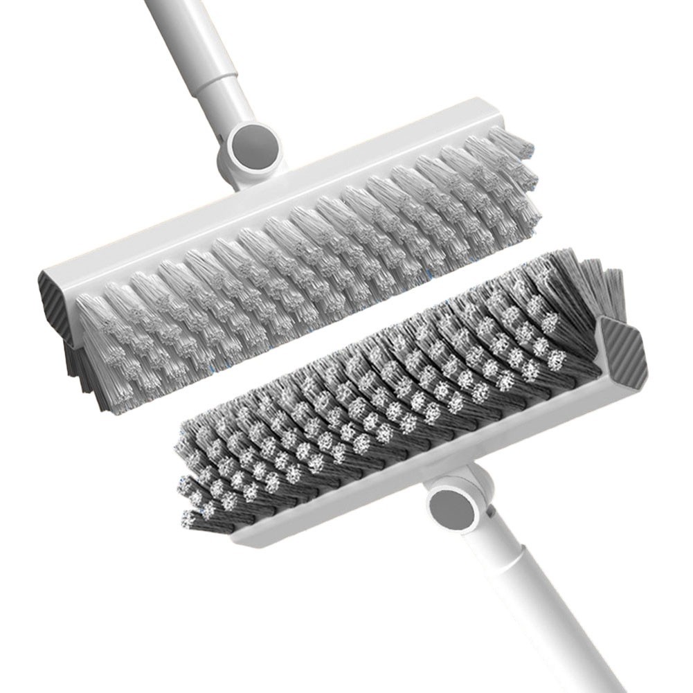 Double Sided Floor Scrubbing Brush for Grout Lines Tiles and Hard Surfaces