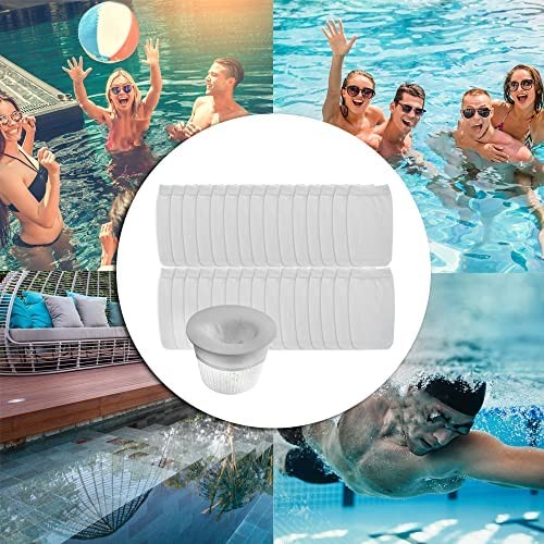 30 PK Pool Skimmer Socks Fine Mesh Fit for Swimming Pool Spa Pre-Filter Savers