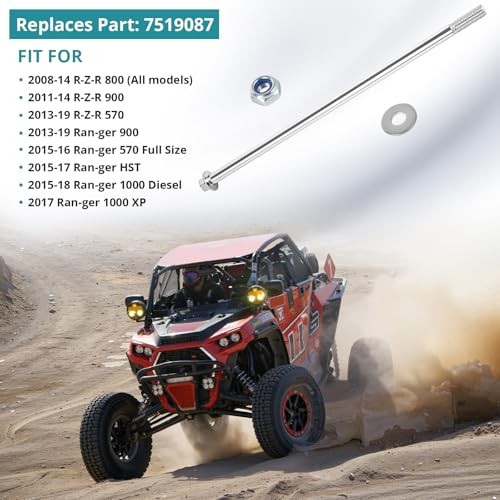2 – Pack 304 Stainless Steel Front Control A – Arm Bolt Kit for Polaris UTVs