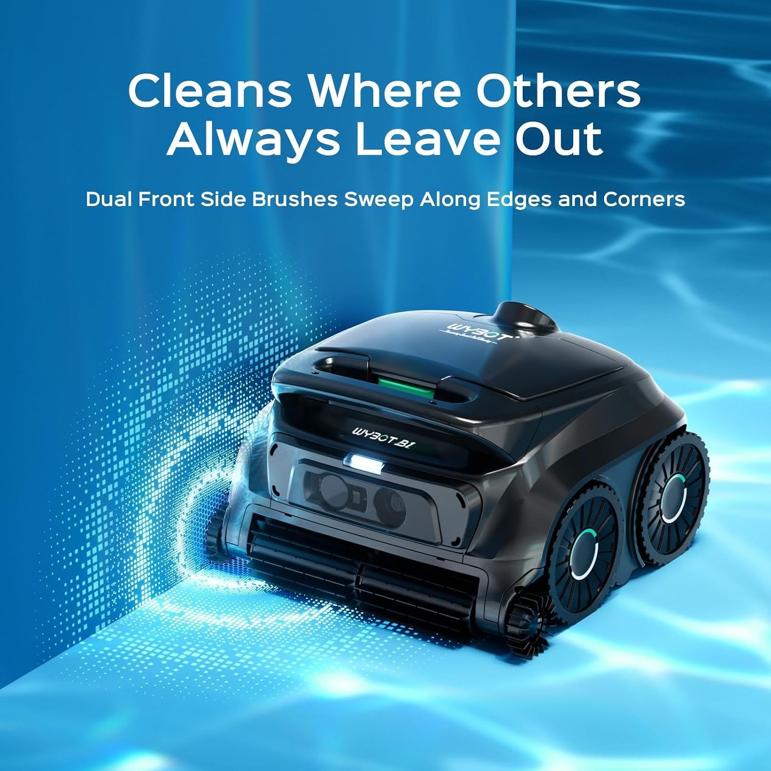 WYBOT B1 2026 Robotic Pool Cleaner Cordless Floor Wall Smart Navigation App