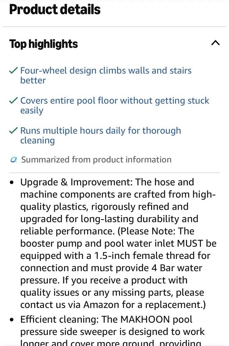 Upgrade Pool Pressure Side Sweeper: Professional Solution for Cleaning Your Swim