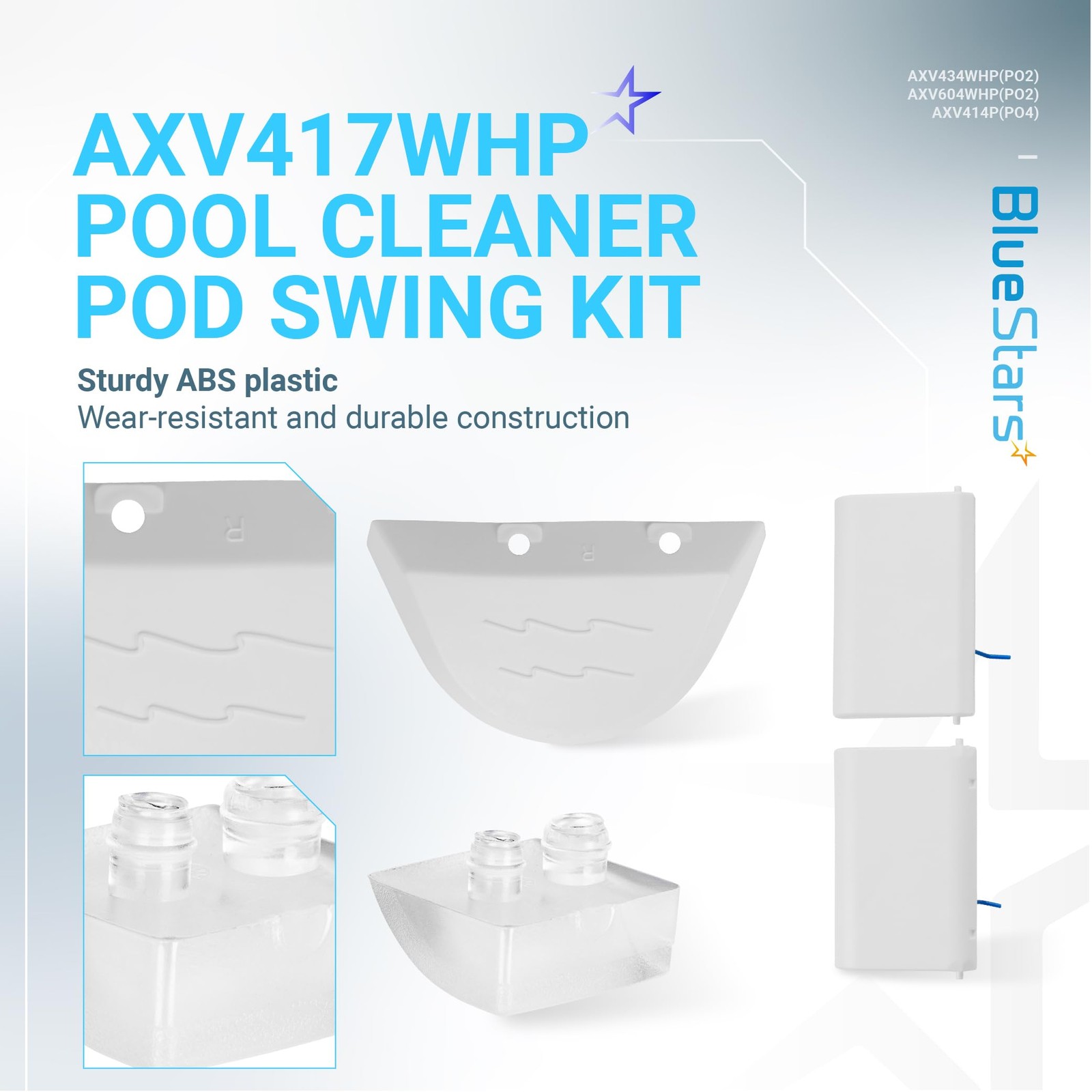 BlueStars Pool Cleaner Tune-Up Rebuild Kit AXW350 for Hayward As pictured