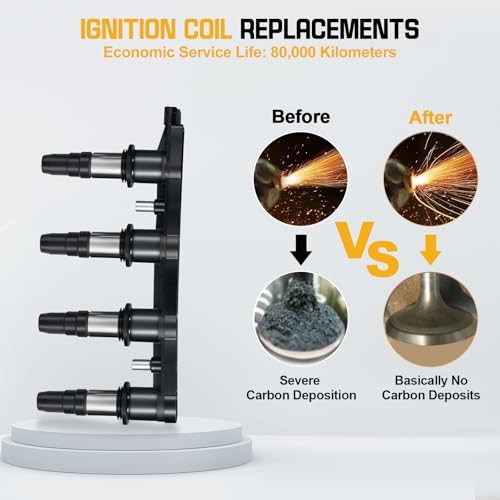 Ignition Coil Pack Replacement for L4 1.6 1.8 Chevy Cruze Aveo 5 Aveo5 Sonic