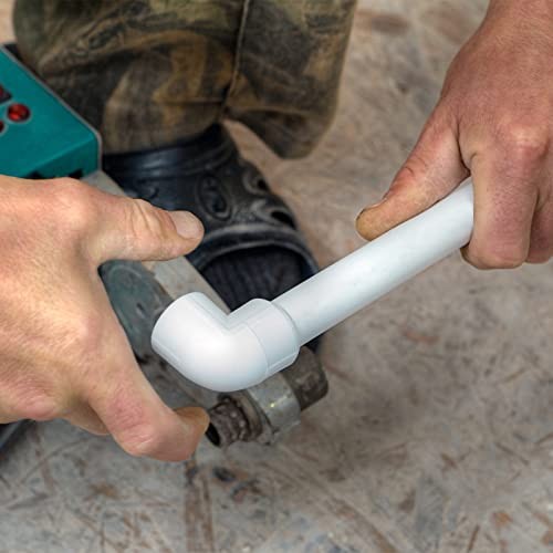 42 Pieces PVC Pipe Fittings Elbow Set Tent Connection Tee Heavy Duty 1/2 Inch