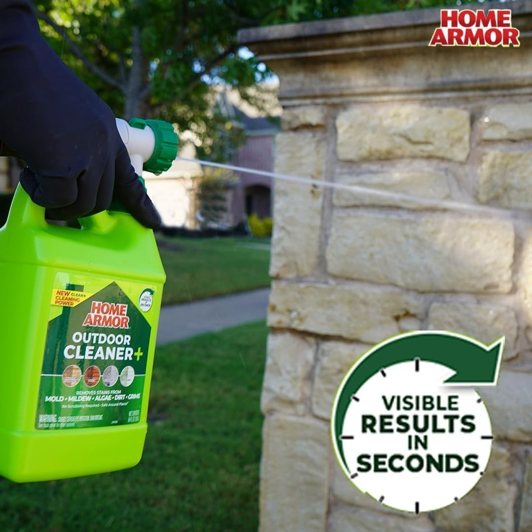 Versatile 64 oz Outdoor Cleaner+ – Quick & Easy Stain Removal For All Surfaces