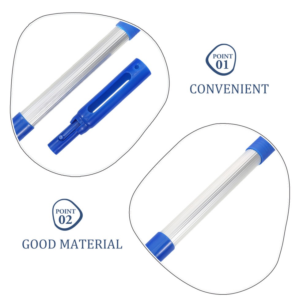 Pool Telescoping Pole Heavy Duty Telescopic Net Adjustable Skimmer Handle