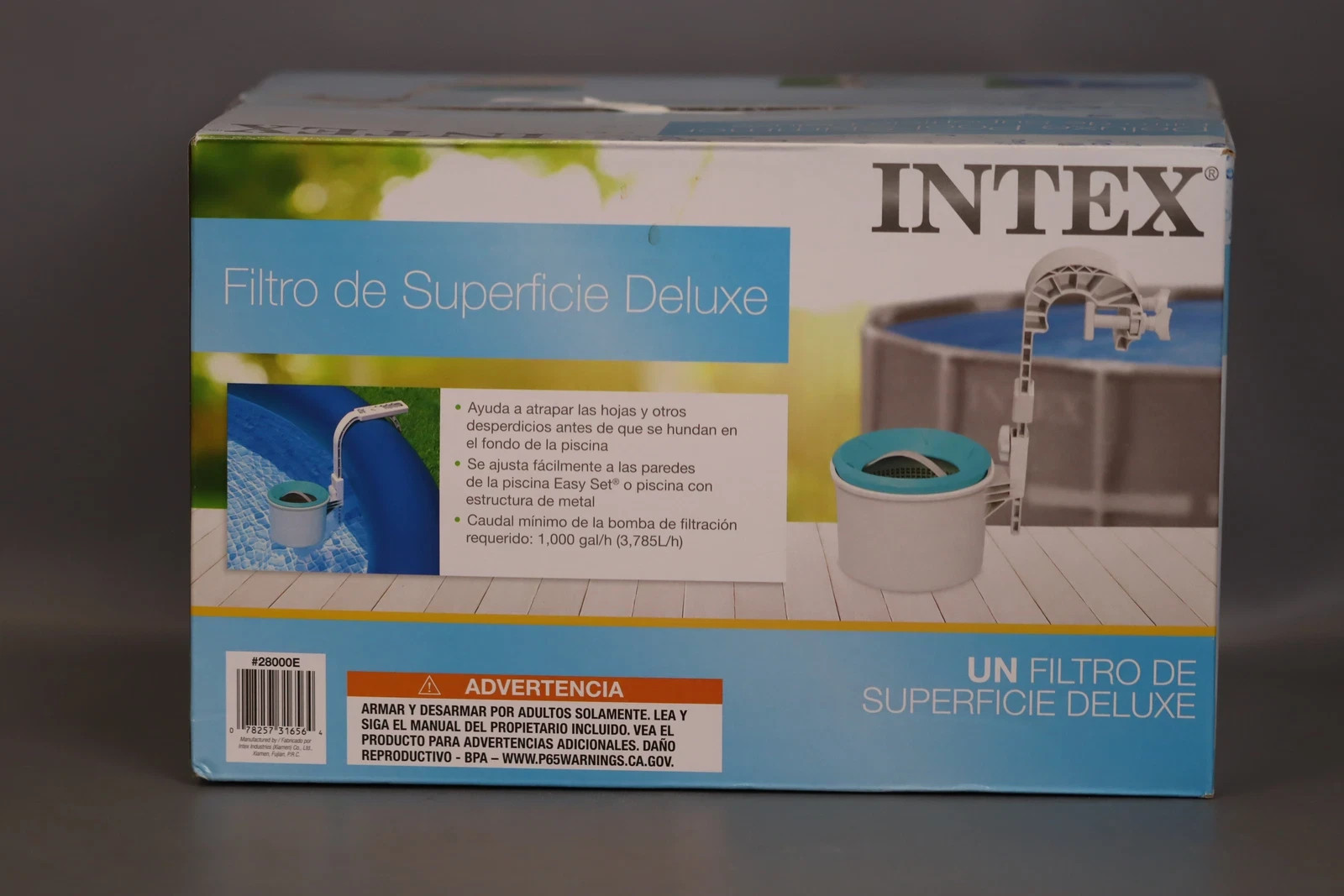 Intex – Deluxe 800 GPH+ Wall-Mounted – Swimming Pool Surface Automatic Skimmer