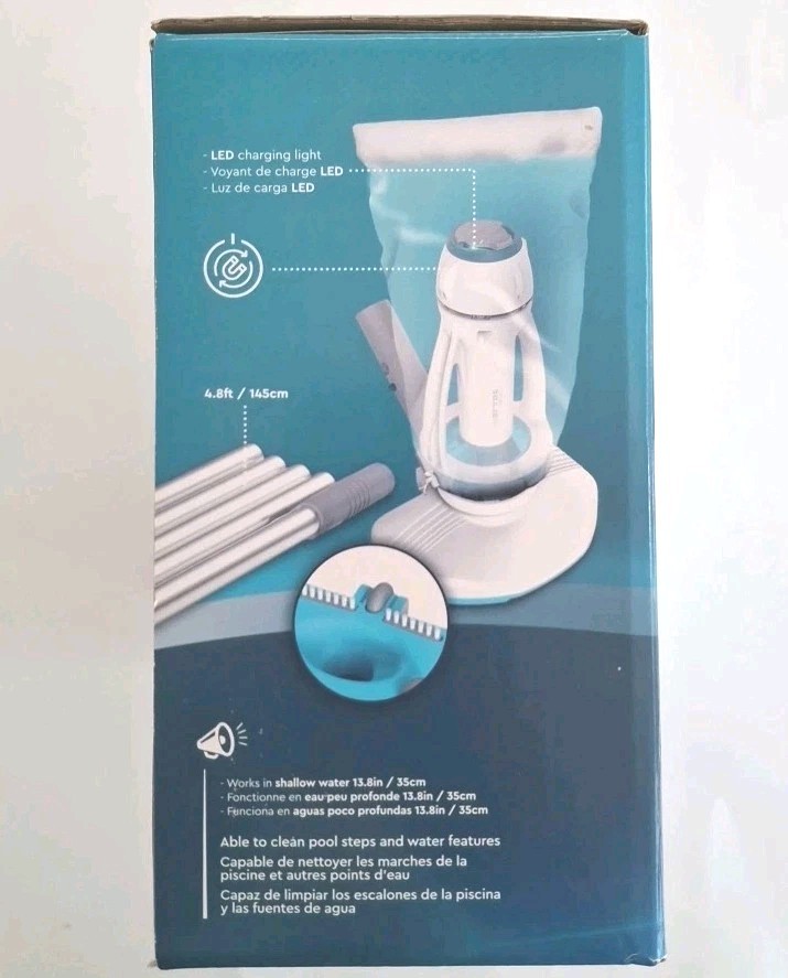Kokido TELSA 18 Rechargeable Pool Vacuum Cordless Electric Cleaner FREE SHIPPING