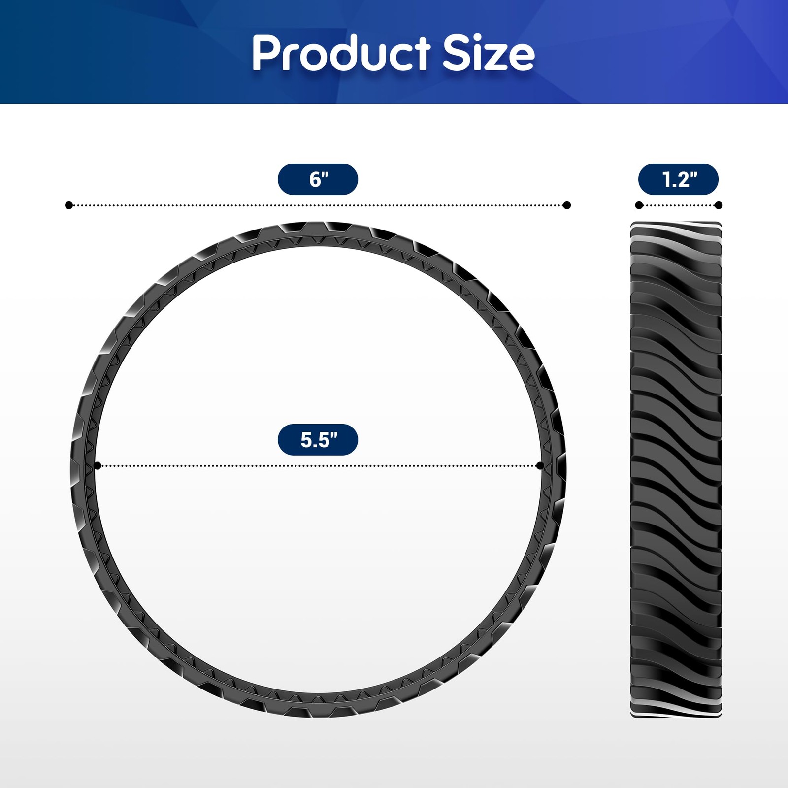 2 Pack R0526100 Pool Cleaner Tire Track