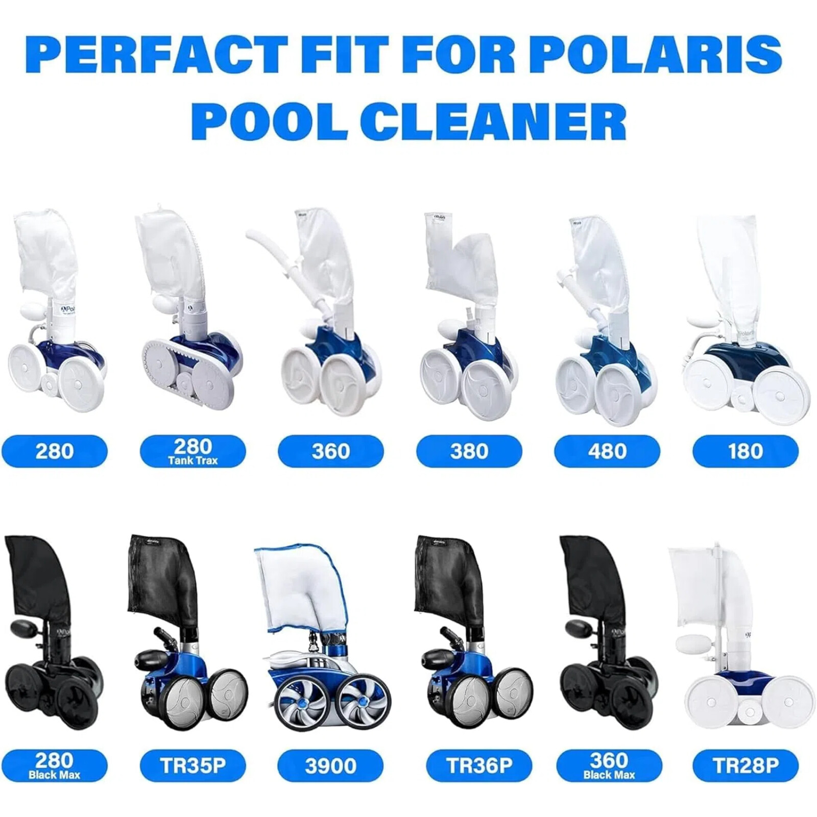 12-Pack TSP10P & 9-100-3105 Hose End Water Flow Enhancer for Polaris Cleaners
