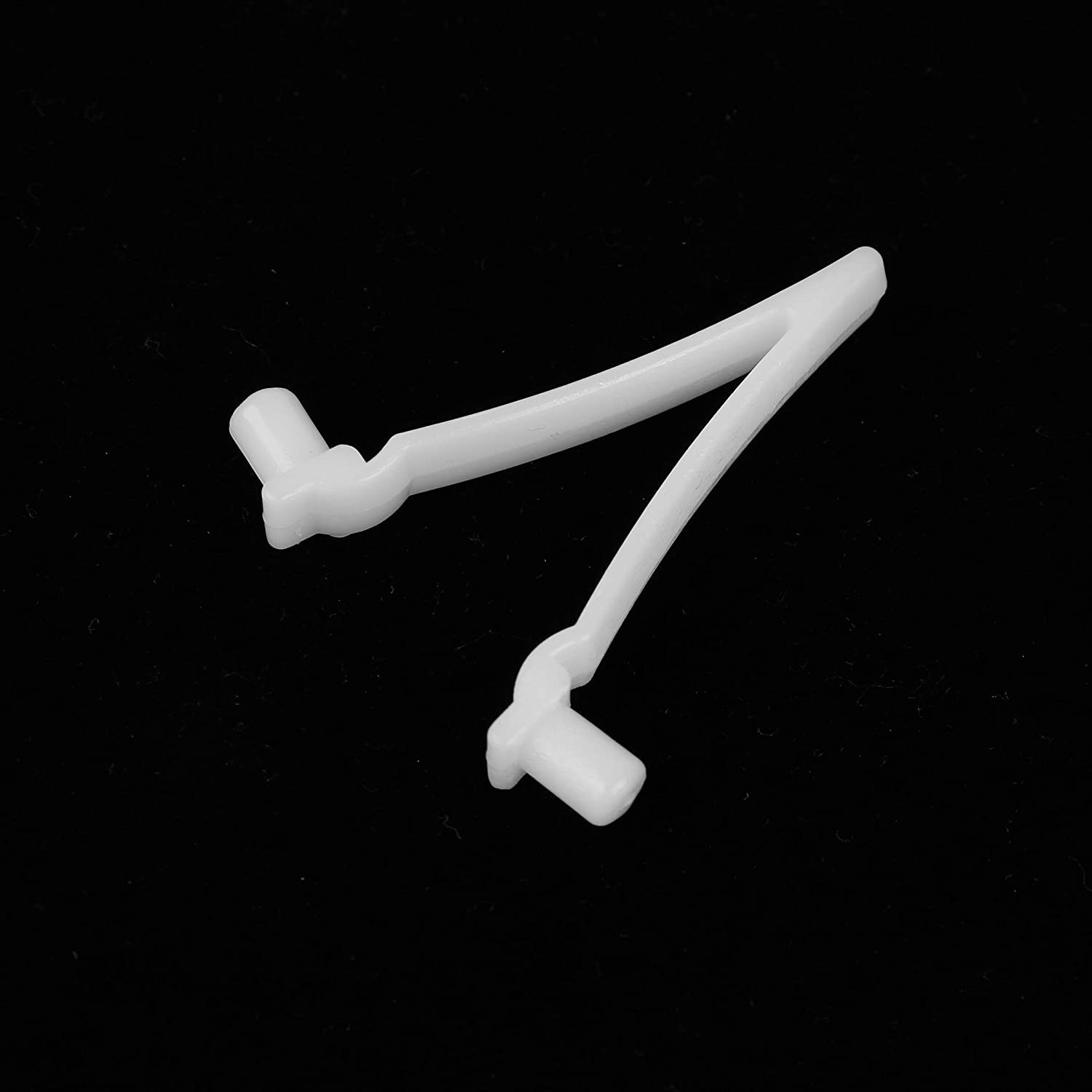 (21-Pack) Replacement Pool V-Clips – Pool Brush Plastic Clips/Pool Pole Net Cli