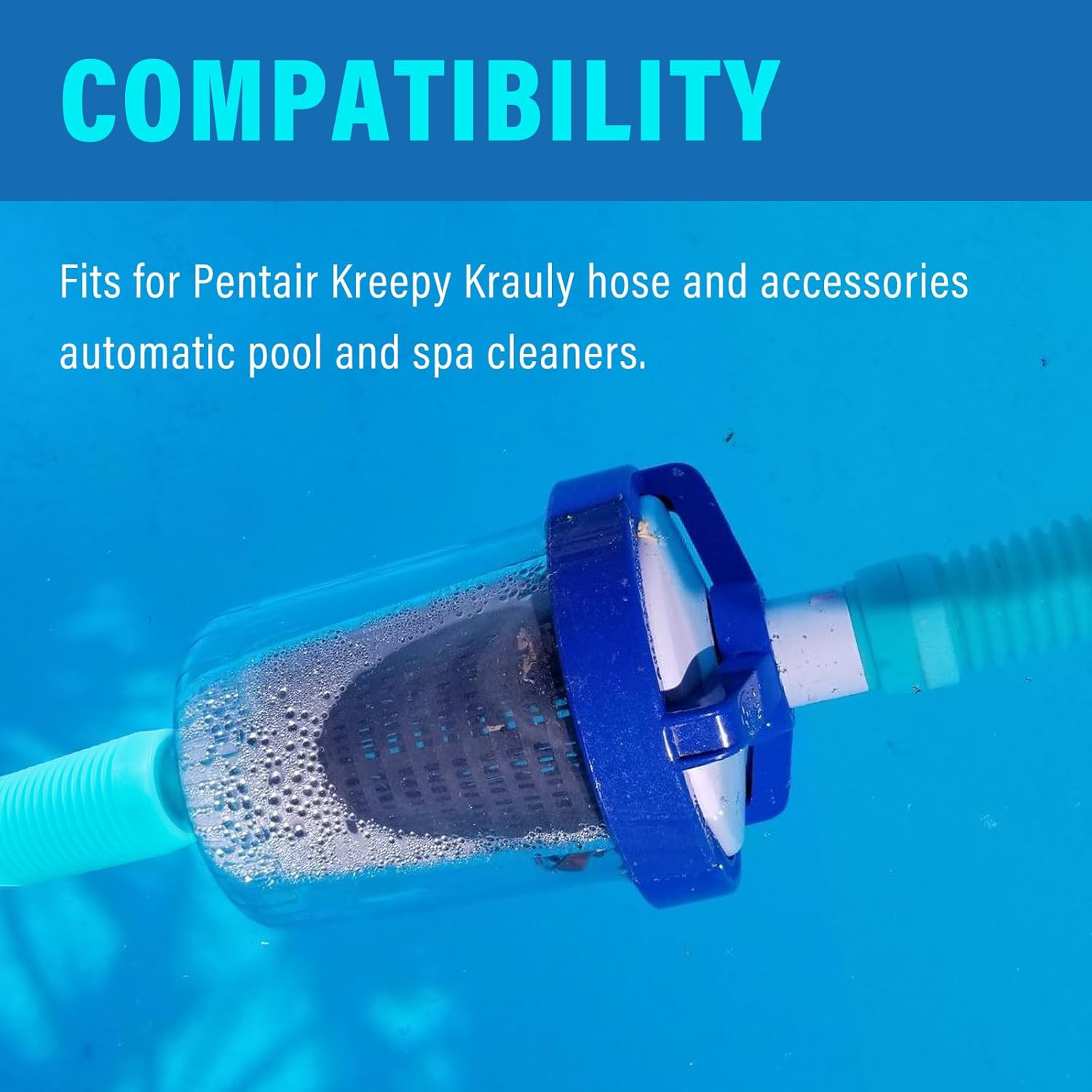 K21241B Female/Female Hose Section Replacement for Pentair Kreepy Krauly Automat