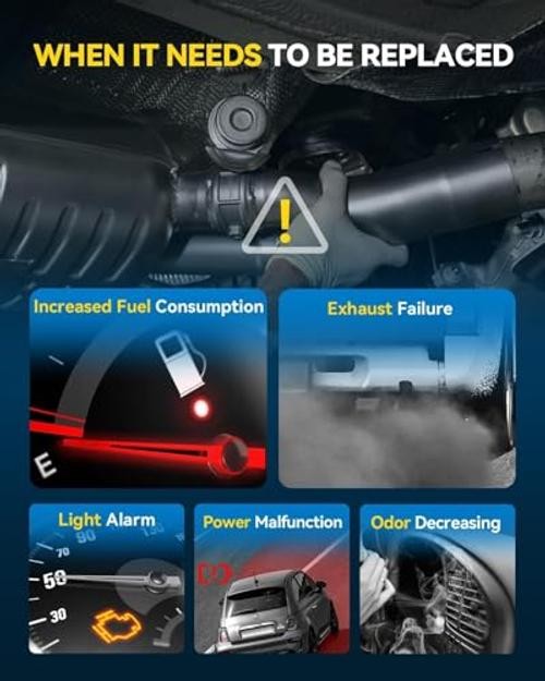 Front Catalytic Converter Kit Direct-Fit Replacement For Encore 1.4L 2013-2021