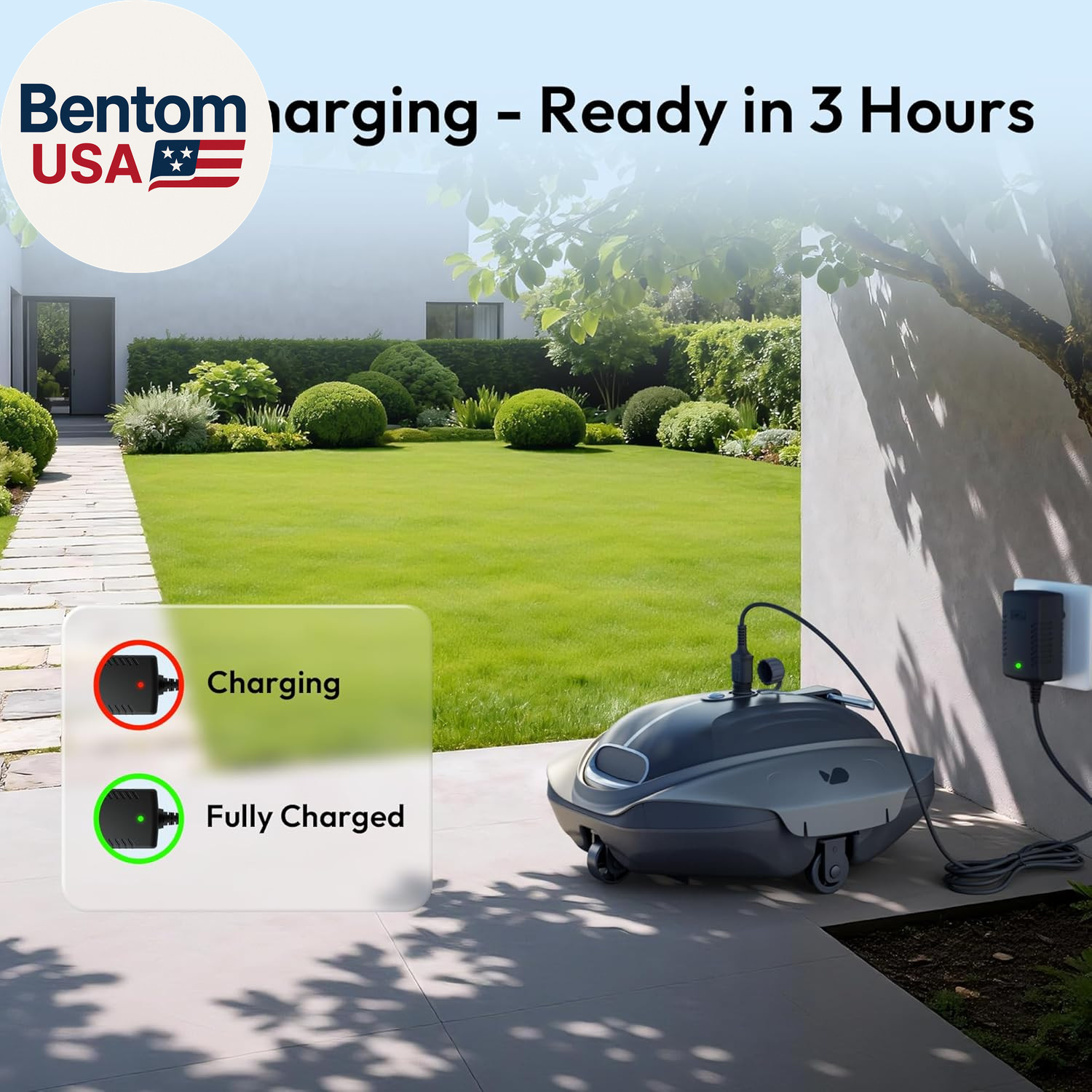 Bubot 300P Cordless Pool Vacuum, Robotic Pool Cleaner with Industry Leading Suct