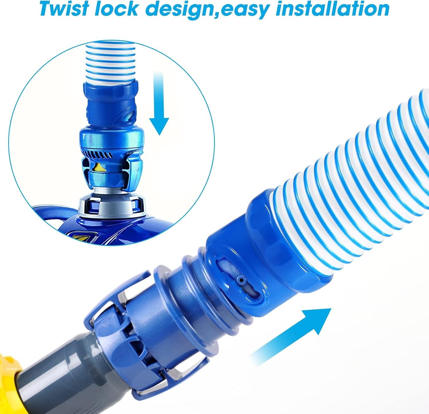 X77094 Pool Vacuum Hose Adaptor, Suction Adapter for Zodiac MX6 Baracuda MX8 X7