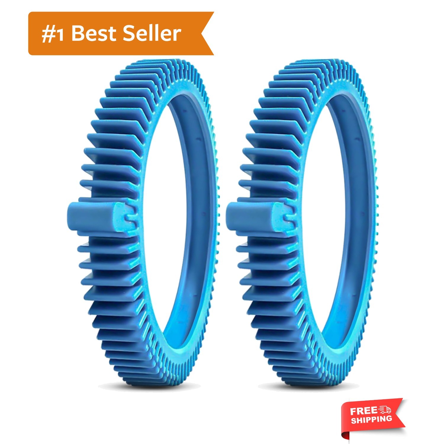 Quality 2-Pack Replacement Tires for Pool Cleaners – Easy Installation
