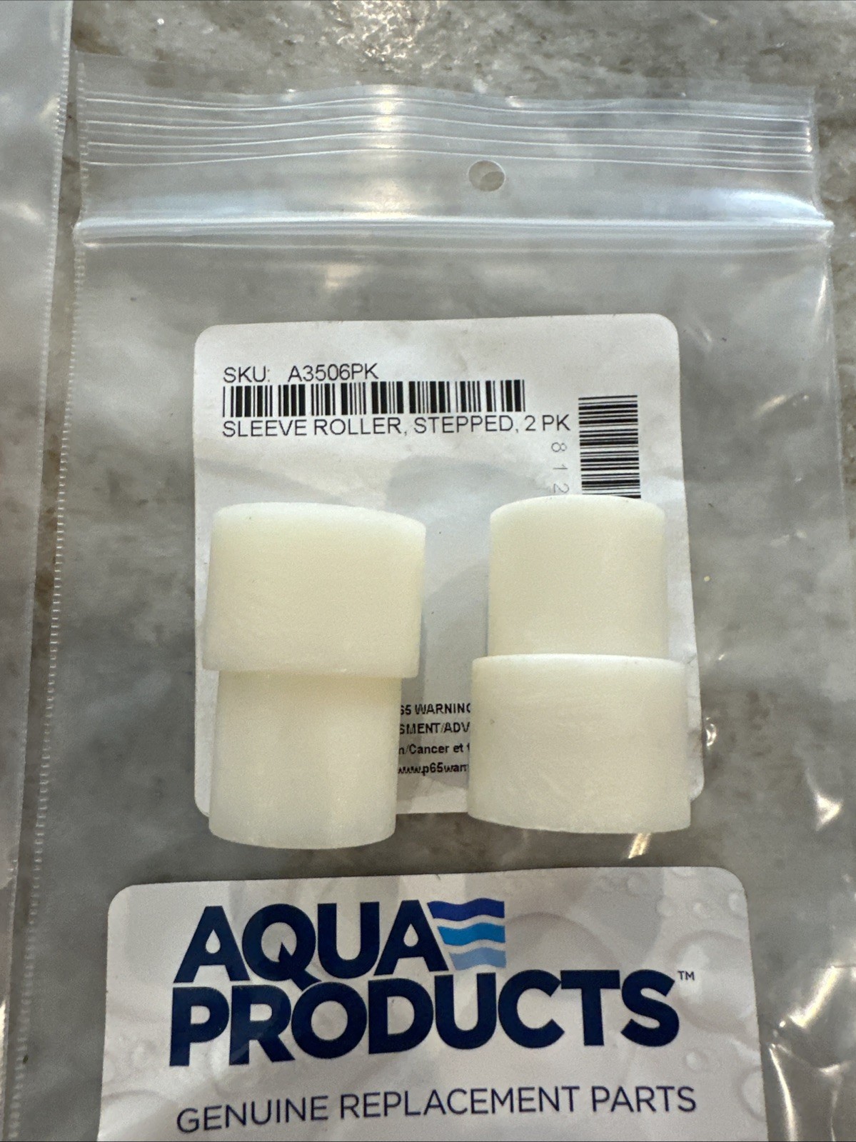 AQUABOT AQUA PRODUCTS DRIVE BELT KIT (2) & SLEEVE ROLLER (2) A3302 A3506 NEW