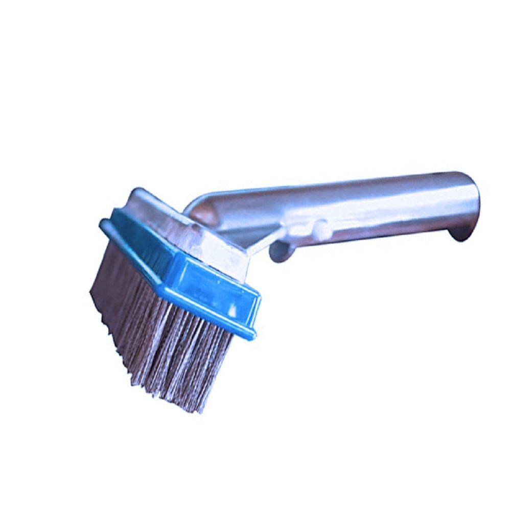 Pooline 5&Prime; Stainless Steel Pool Brush with Aluminum Back and Handle 11020