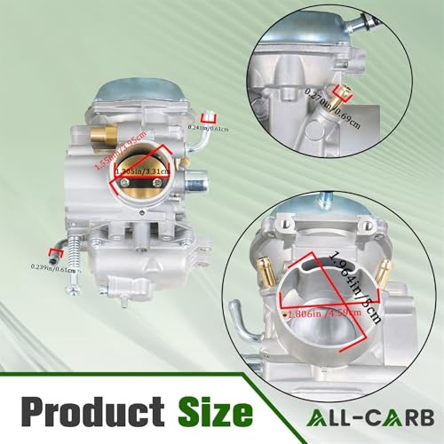 Carburetor with Intake Boot Replacement for Polaris Sportsman 700 2002 2003