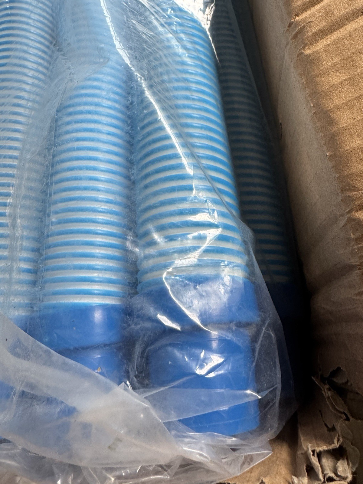 Pool Vacuum Hose 40 Feet (12 x 40 Inch), 1.5 Inch Cuffs, Compatible with Most