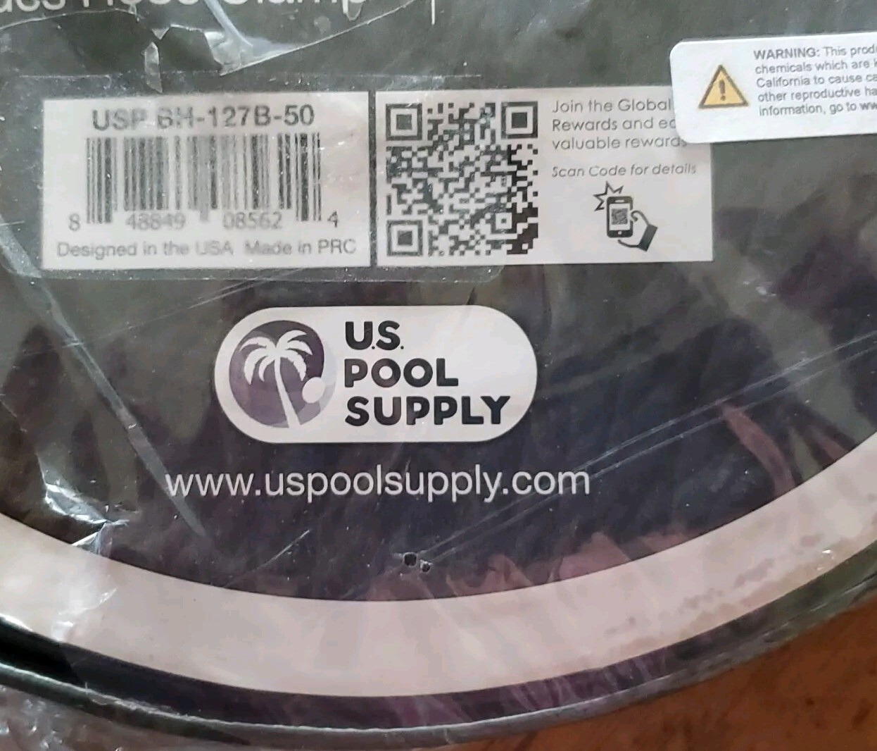 Black Rhino 1-1/2&Prime; x 50&prime; Heavy Duty Reinforced Pool Backwash Hose – No Clamp