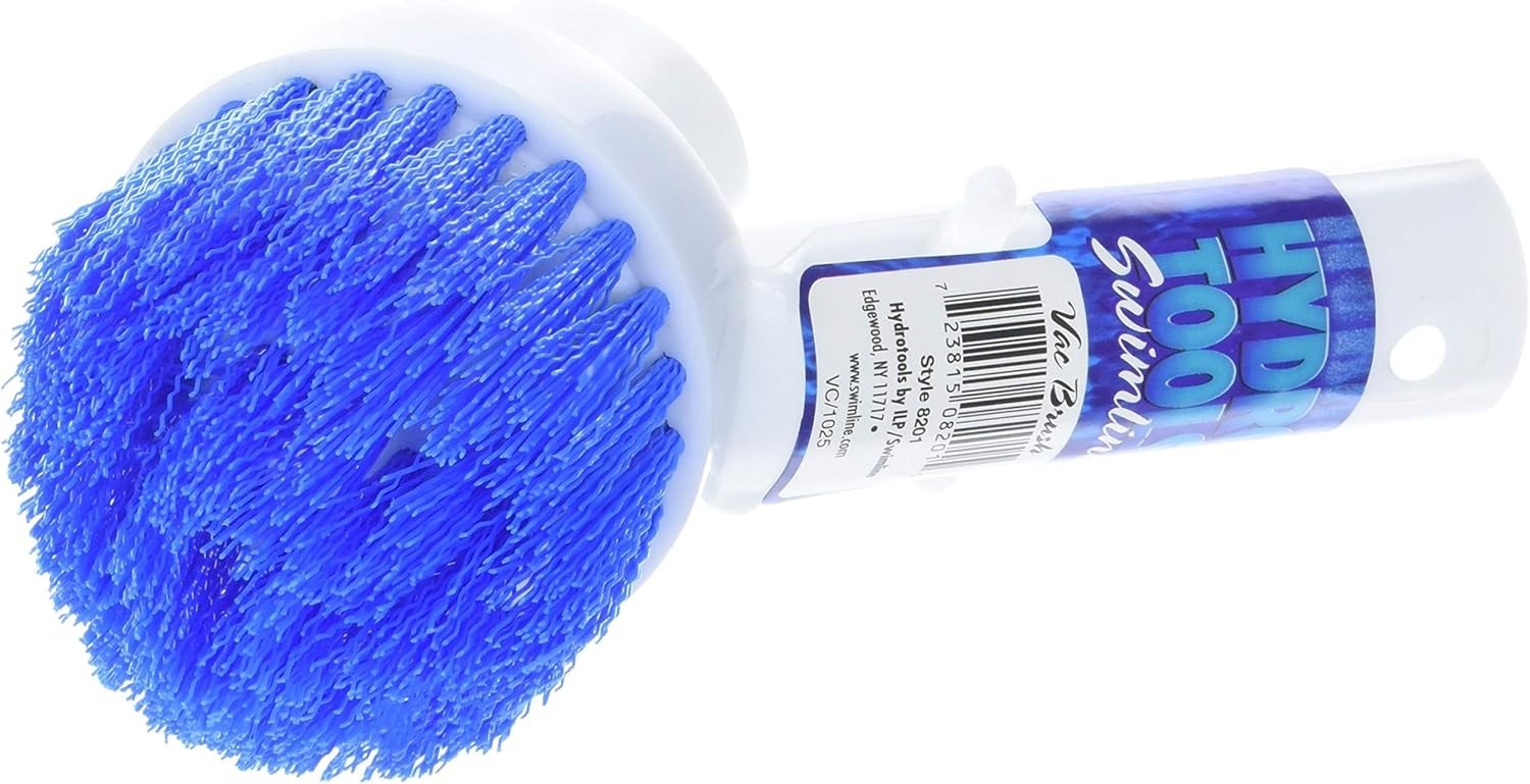 HYDROTOOLS Versatile Pool Brush for Inground & Above Ground Pools – 6.9&Prime; x 4&Prime;