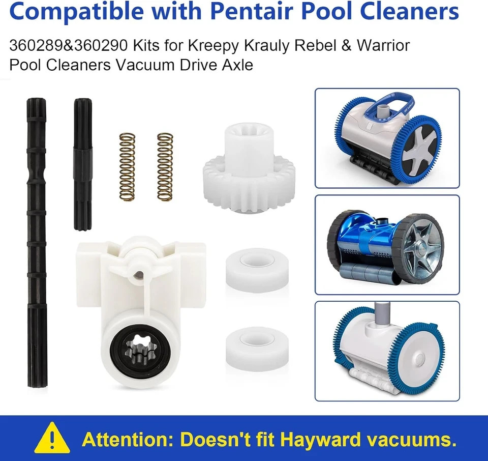 360289 Left Drive Kit & 360290 Right Drive Kit Pool Cleaner Bearings Tune up Kit